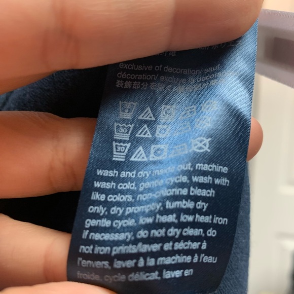 Tommy Hilfiger light hoodie, navy blue, size large - Picture 6 of 7